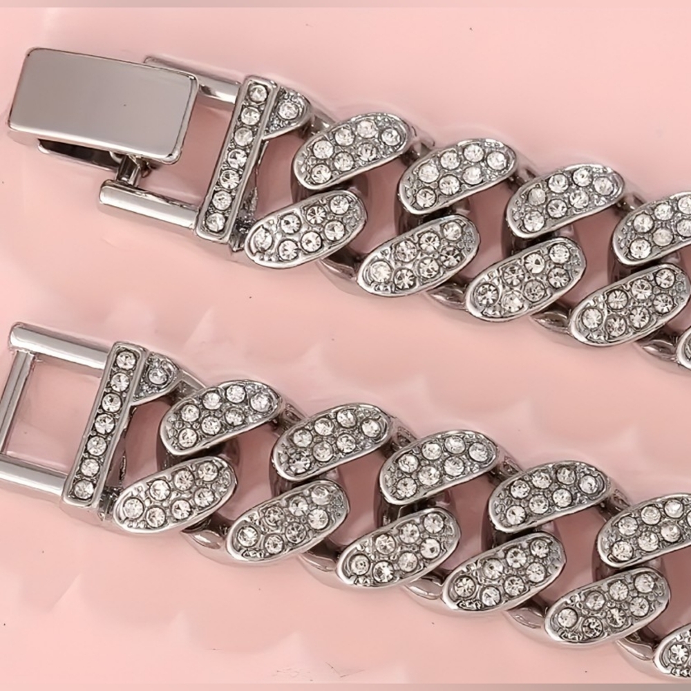 Sparkling Hello Kitty Rhinestone Bracelet - 8" - Picture 2 of 4